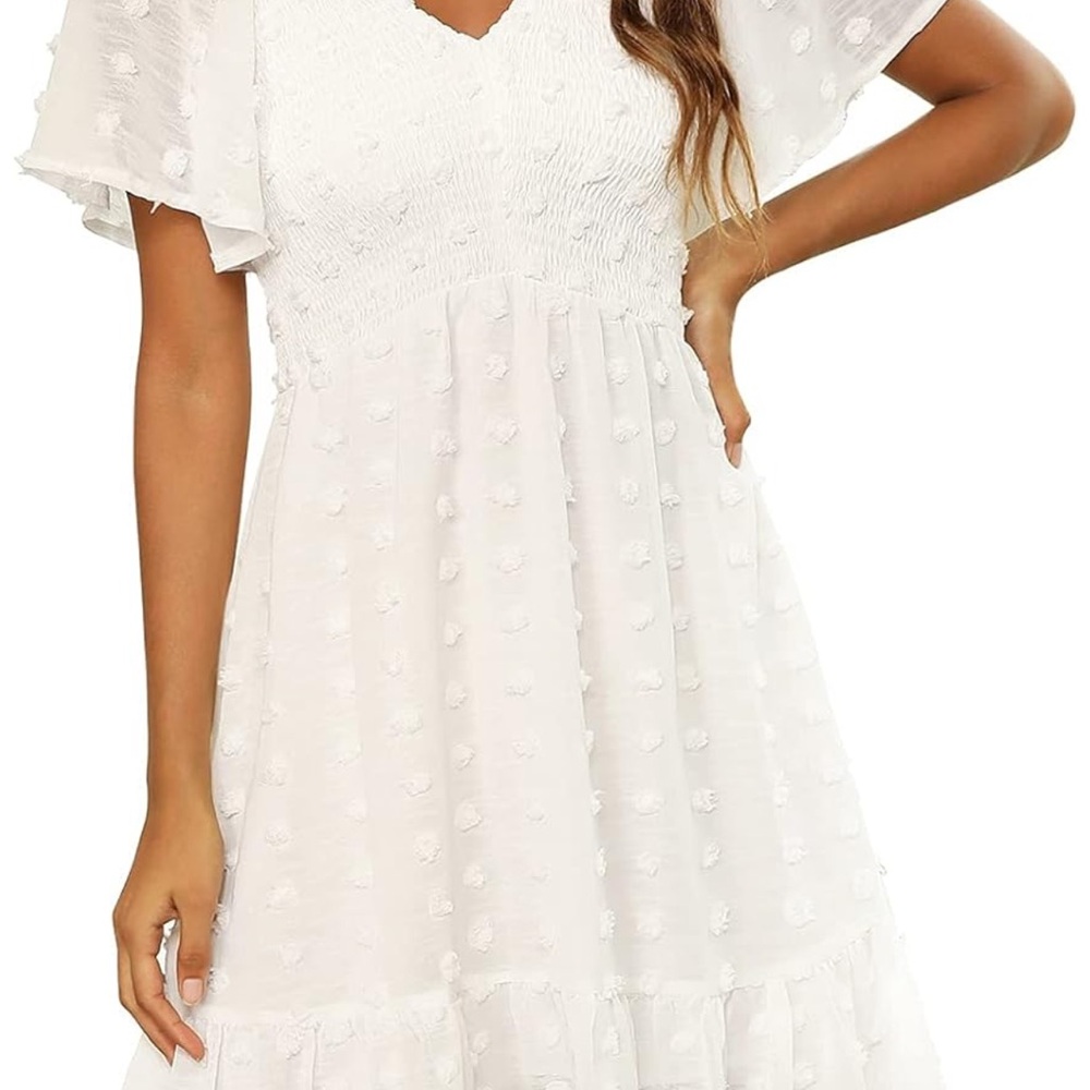 White Women’s Dress - Picture 3 of 5